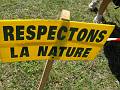 D Affiche respectons la nature